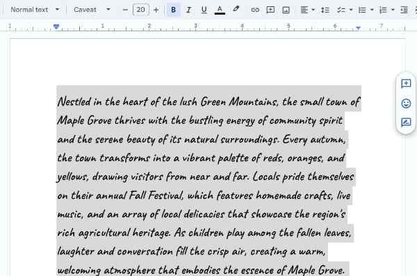 clear formatting Google Docs