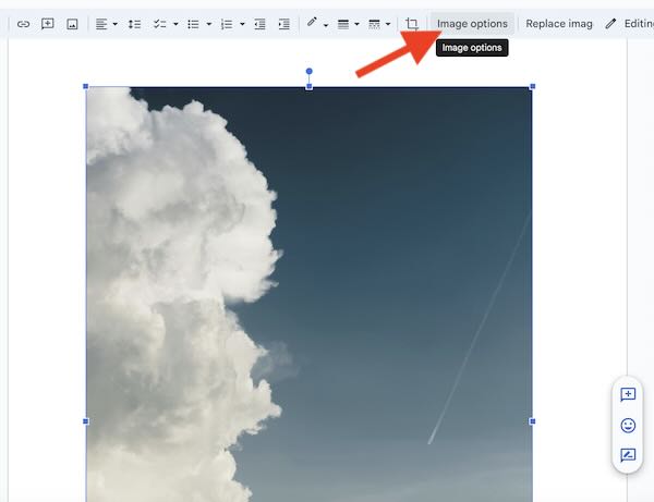 how to change background on Google Docs to a picture