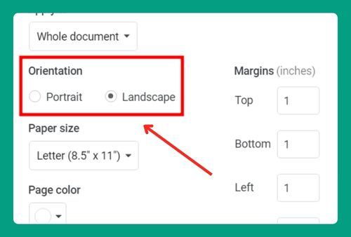 How to Print Horizontally in Google Docs (Easiest Way in 2024)