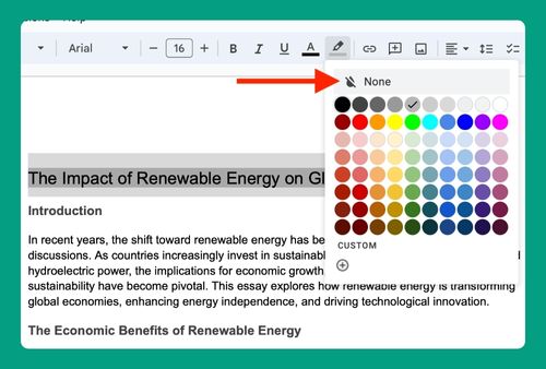 Remove Gray Background in Google Docs (Easiest Way in 2024)