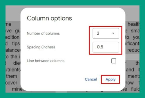 How to Format Columns in Google Docs (Easiest Way in 2024)