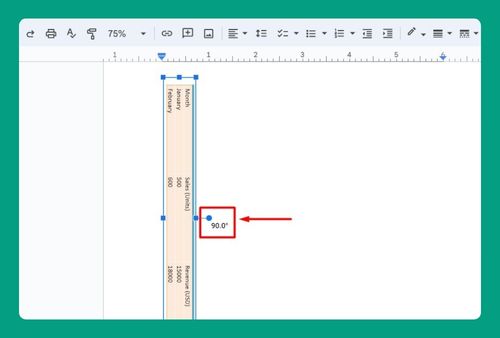 How to Rotate a Table in Google Docs (Easiest Way in 2024)