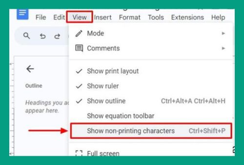 Show Formatting Marks in Google Docs (The Right Way in 2024)