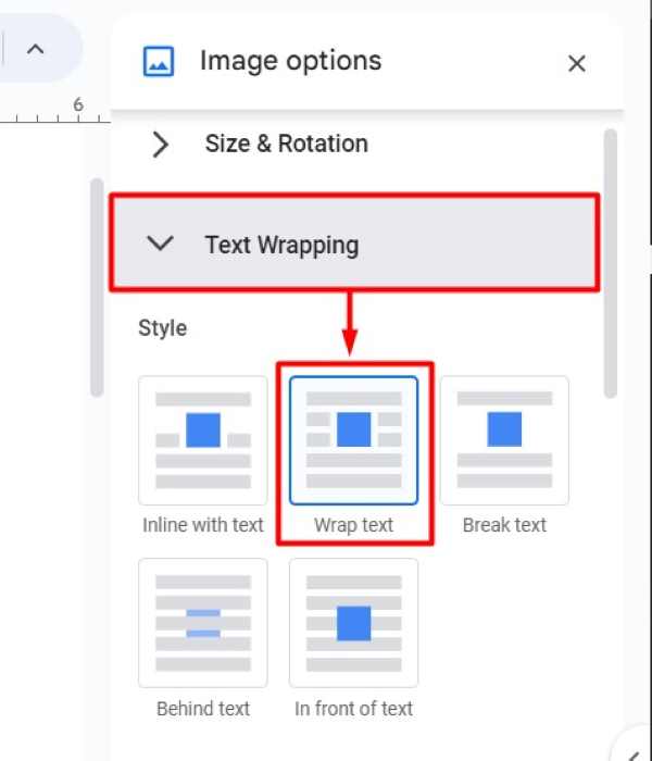 how to center an image on Google Docs