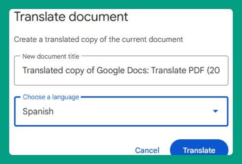 Google Docs: Translate PDF (2024 Guide)