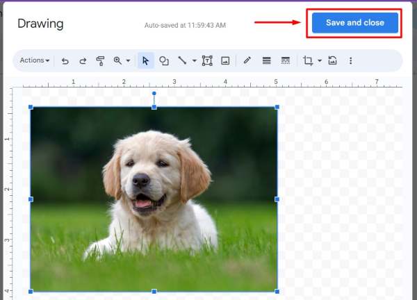 how to flip an image on Google Docs