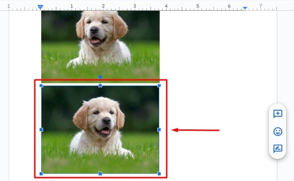 can you flip an image in Google Docs