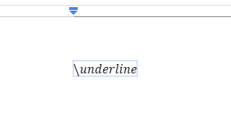 how to double underline in Google Docs