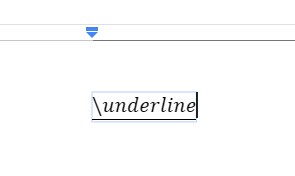 Google Docs double underline