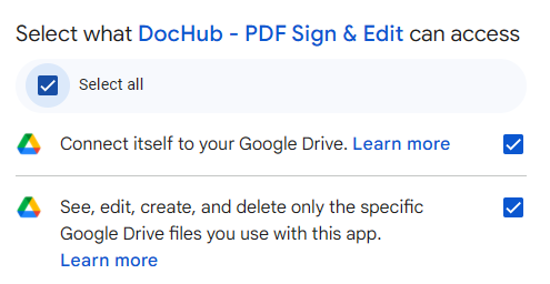 PDF filler Google Docs