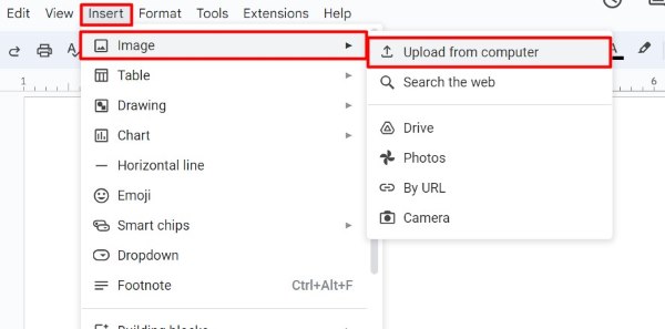 how to resize image in Google Docs