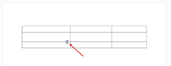 resize table in Google Docs