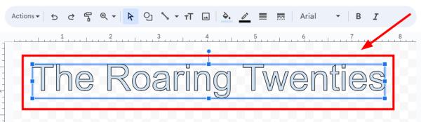 how to do word art in google docs