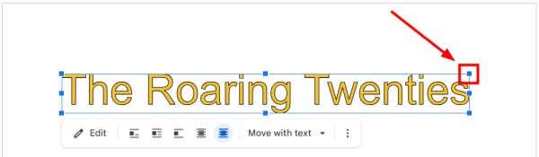 how to make word art in google docs