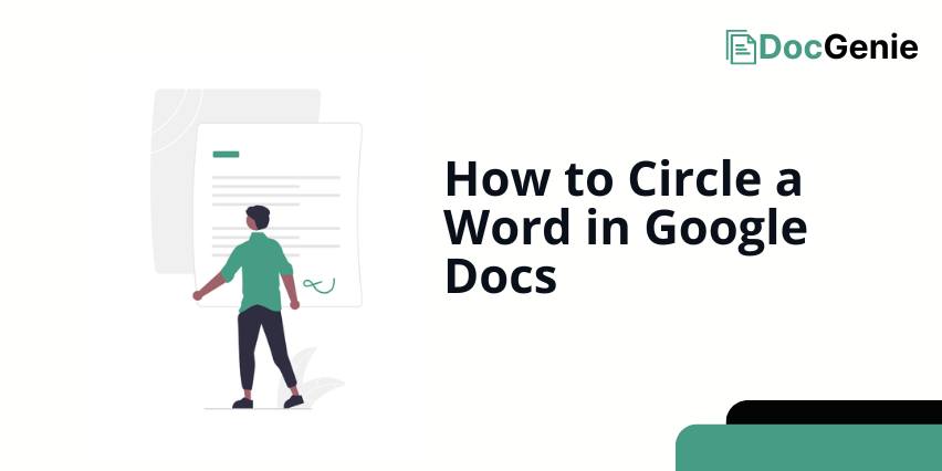 google docs word circle
