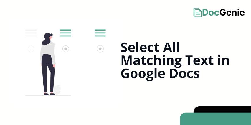 Google Docs select all matching text