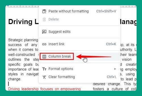 Column Break in Google Docs: The Ultimate Guide for 2024