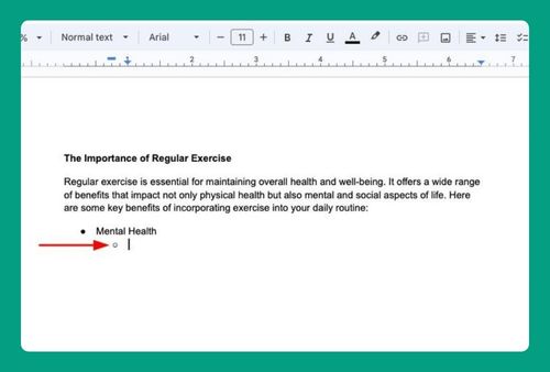 How to Make Sub Bullet Points in Google Docs (2025 Update)