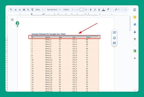 How to Freeze a Row in a Google Docs Table (2024 Update)