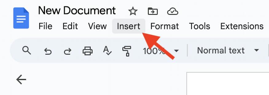 how to insert a image in Google Docs