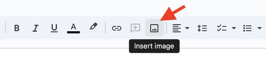 how to add an image to Google Docs