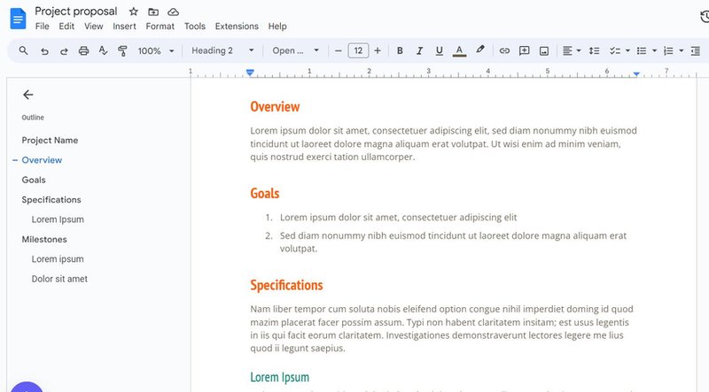 saving google docs as template