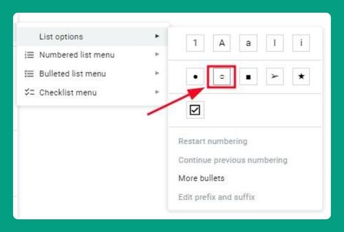 How to Make Hollow Bullet Points in Google Docs (2024 Update)