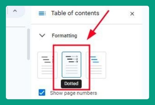 How to Add Dots in Table of Contents in Google Docs (2024)