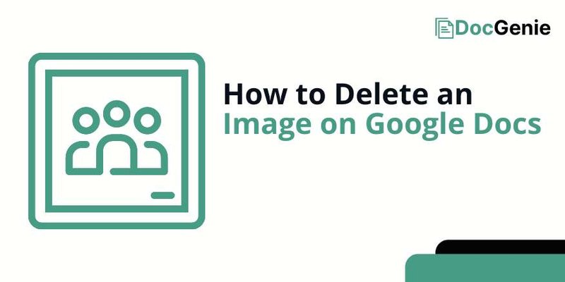 image on google docs delete