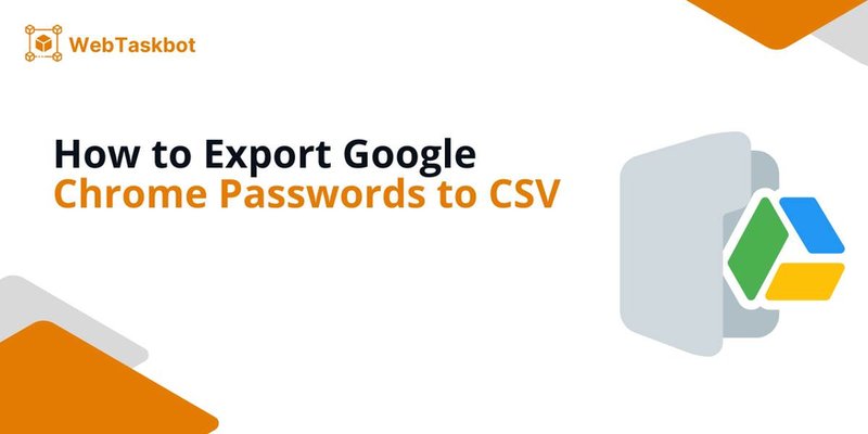 export chrome passwords to csv
