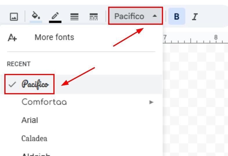 how to type bubble letters in google docs