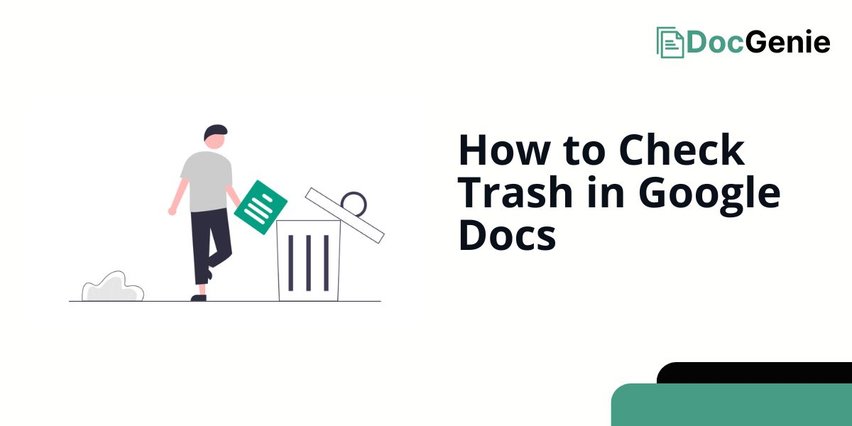 google docs check trash 