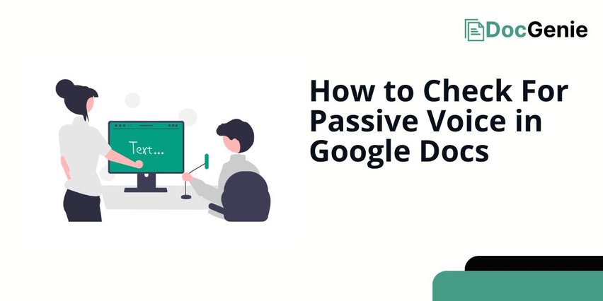 google docs check passive voice