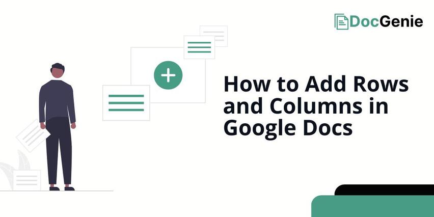 how to add rows or columns on google docs