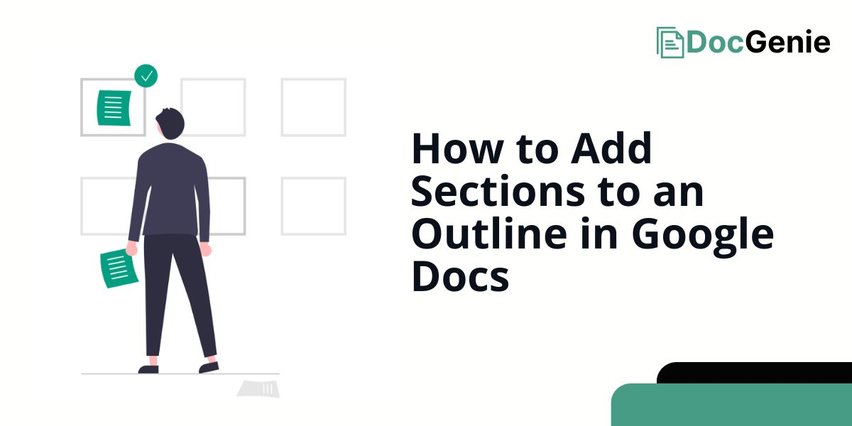 google docs add section outline