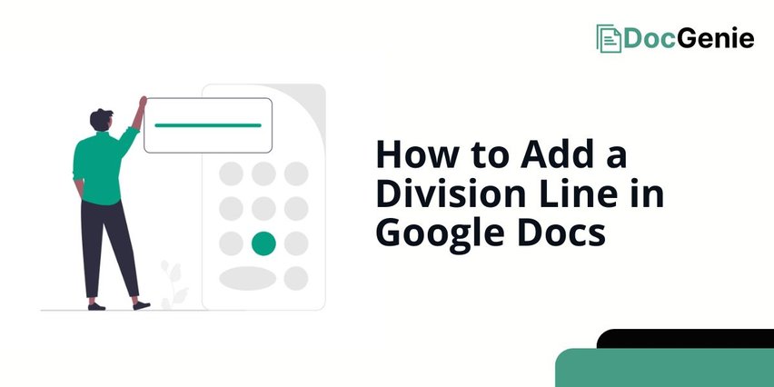 add division line google docs