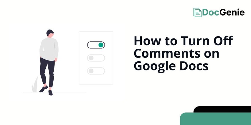 google docs turn off comments