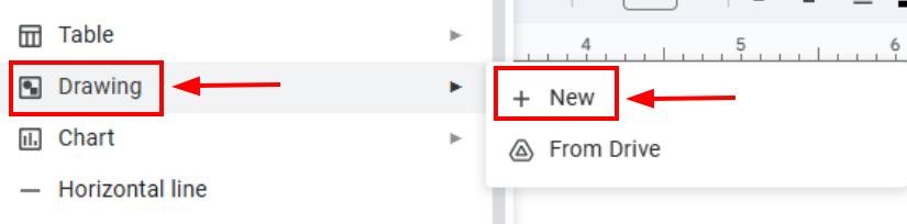 google docs make horizontal line bold