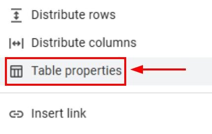 google docs how to show gridlines