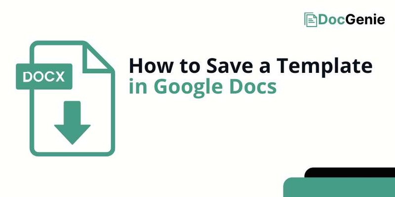 google docs save as template