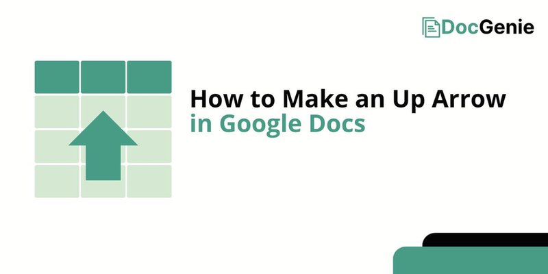 up arrow google docs