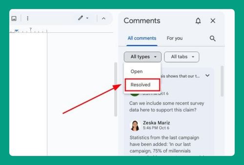 How to See Resolved Comments in Google Docs (2025 Update)