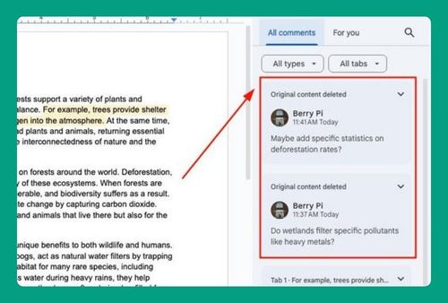 How to See Deleted Comments on Google Docs (2025 Update)