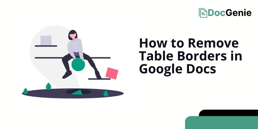 google docs hide table borders