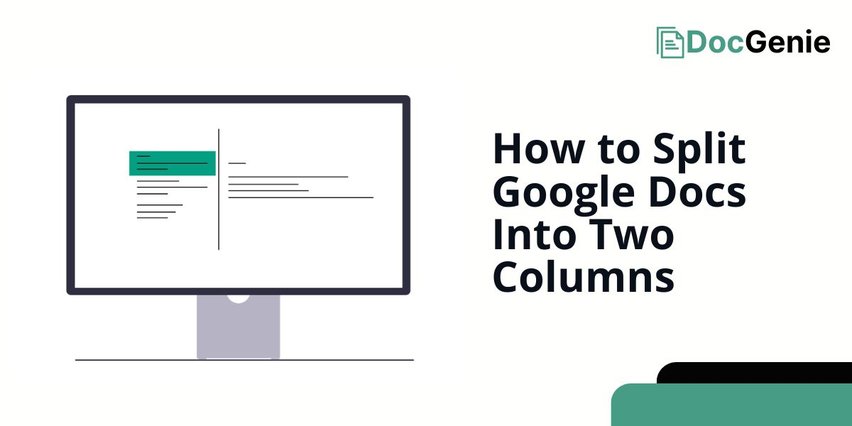 split into two columns google docs