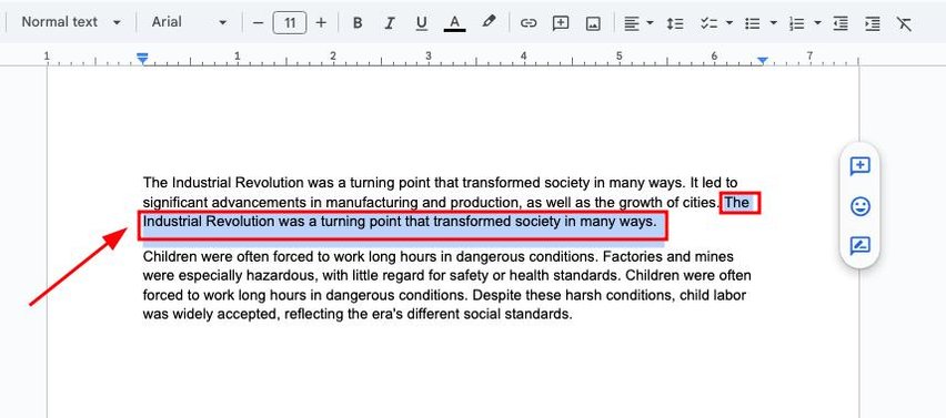 how to add comment in google docs